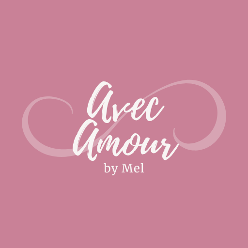 logo avec amour by mel